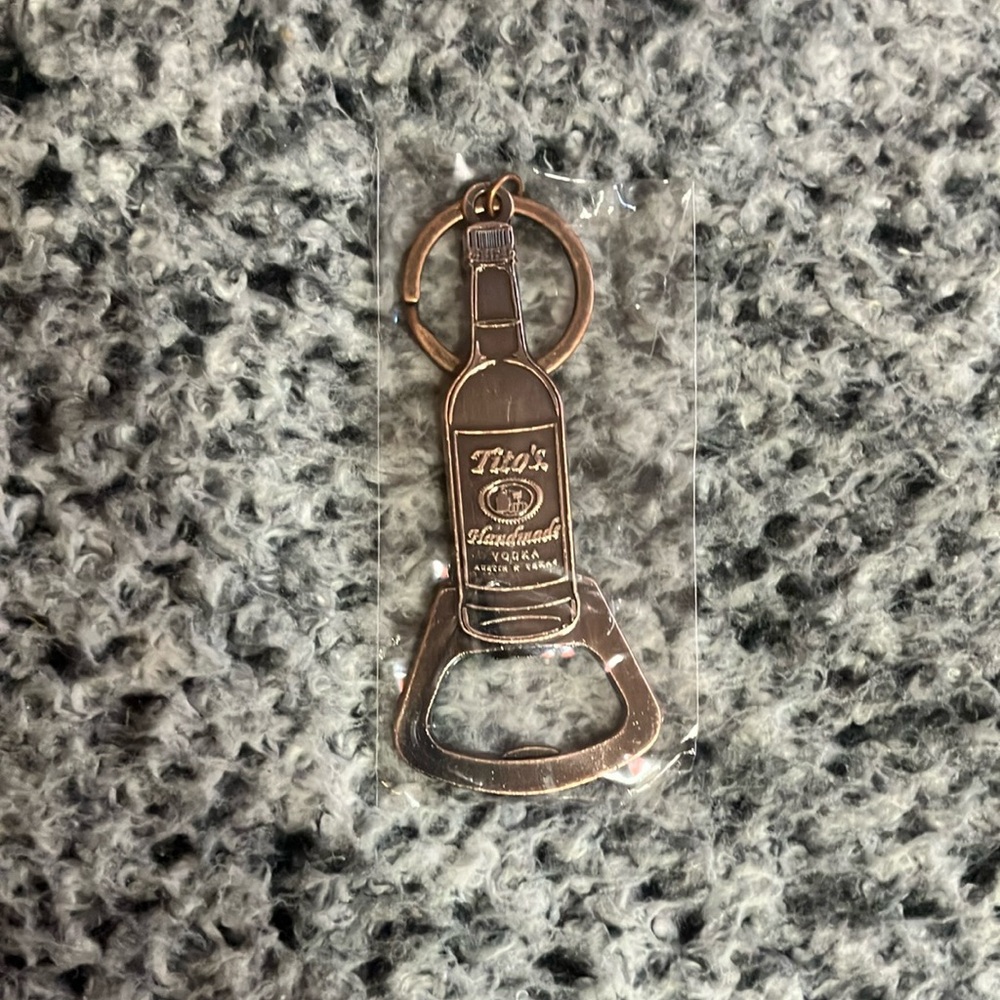 Tito’s Bottle Opener Keychain
